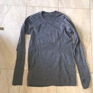 Gray lululemon long sleeve